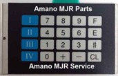 Amano MJR Keypad